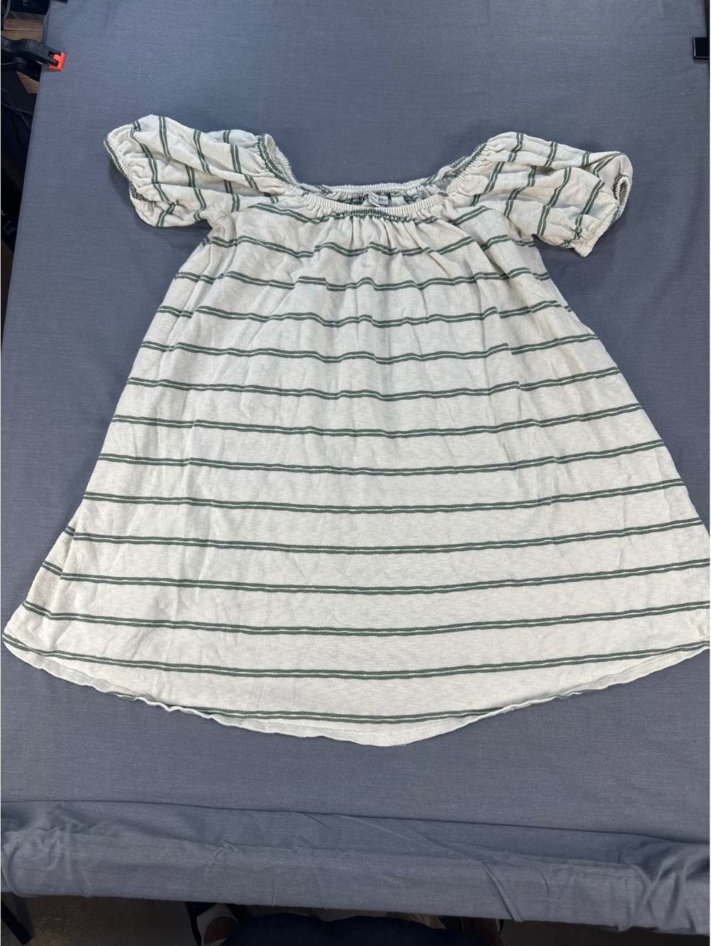American Eagle Off-Shoulder Striped Cotton Dress in XS/P